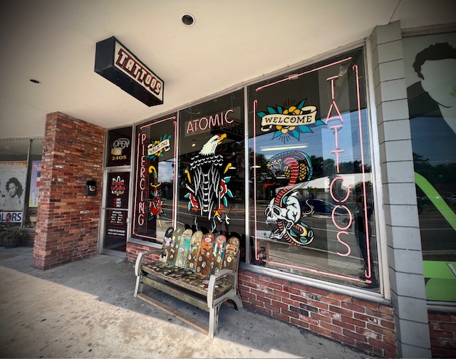 Atomic Tattoos Lakeland Storefront