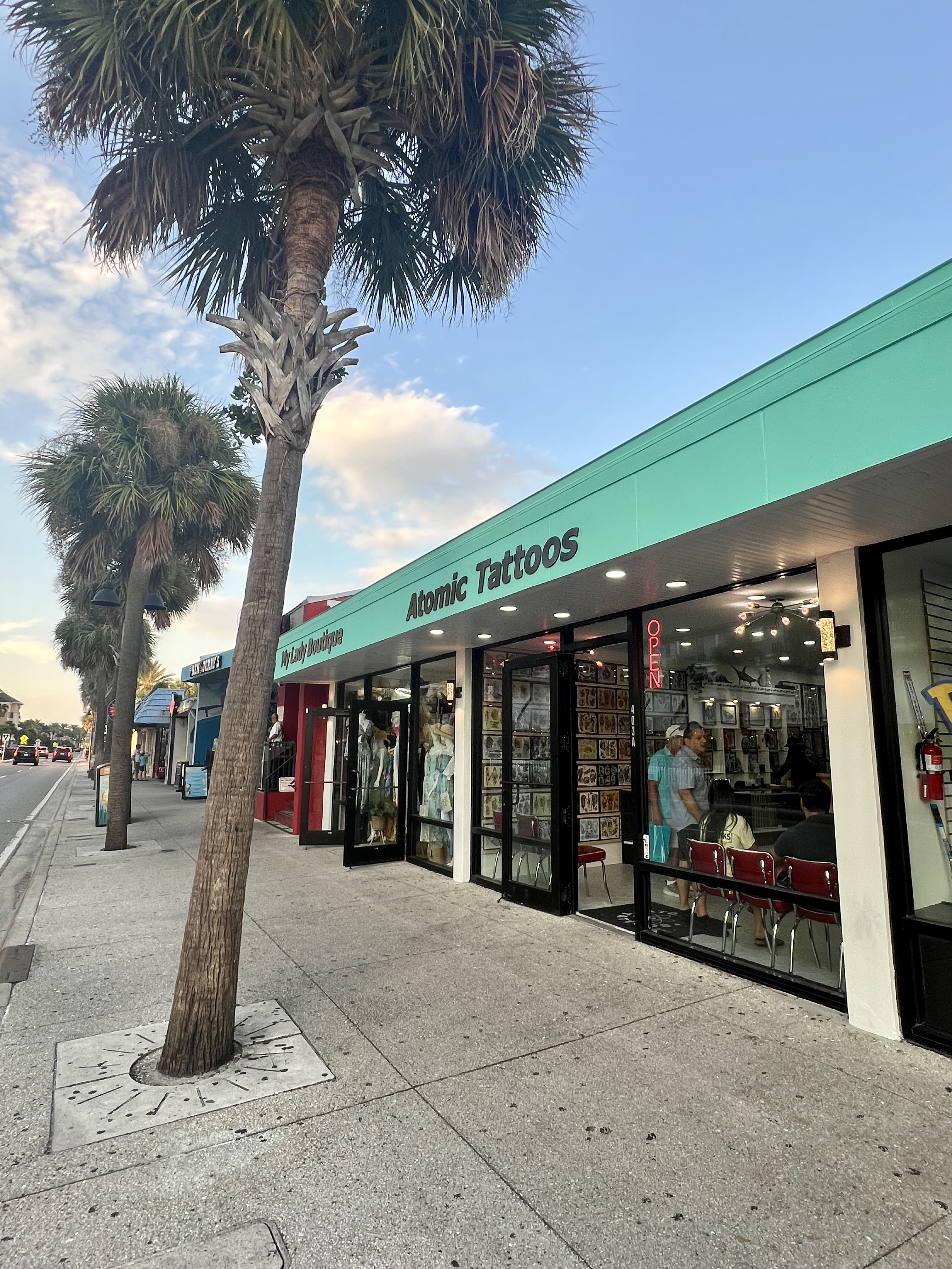 Atomic Tattoos Clearwater Beach storefront