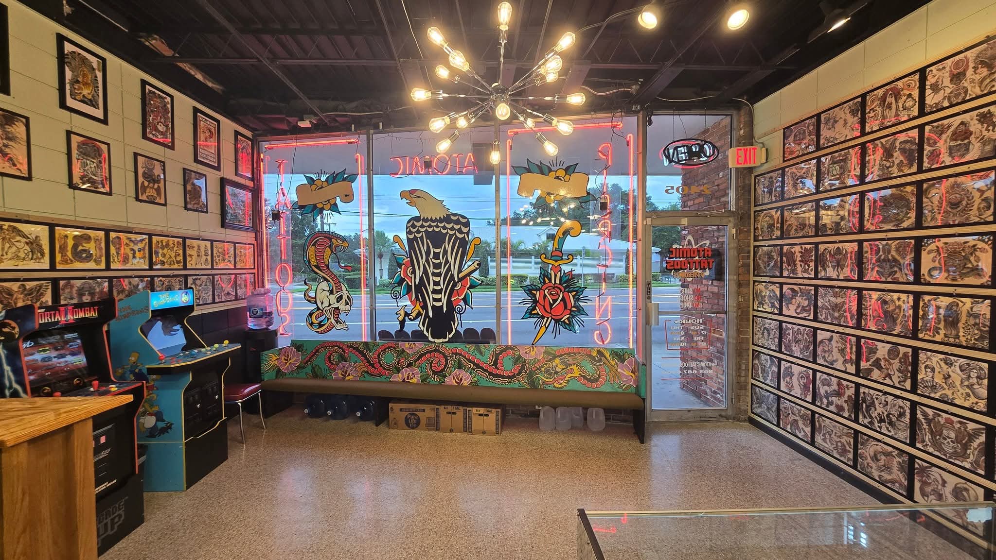 Atomic Tattoos Lakeland Lobby